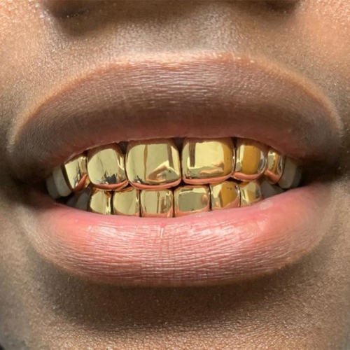 10K Solid Gold 8 Top or 8 Bottom – Grillz Pro